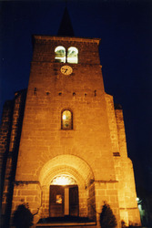 Église du bourg à Mérinchal