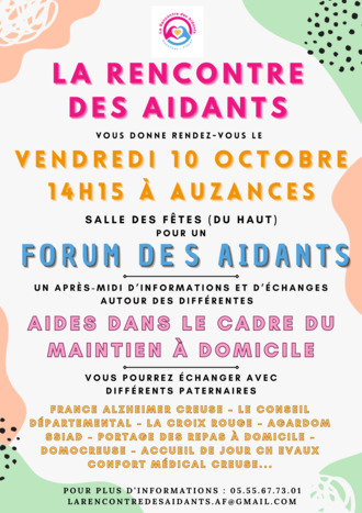 FORUM DES AIDANTS - 10/10/2025 - AUZANCES