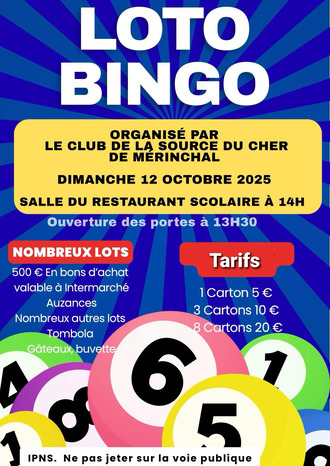 LOTO - BINGO - 12/10/2025 