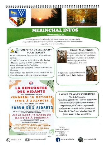 NEWSLETTER OCTOBRE 2025