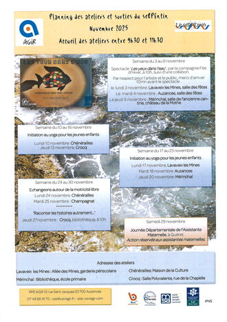 RELAIS PETITE ENFANCE PLANNING NOVEMBRE 2025