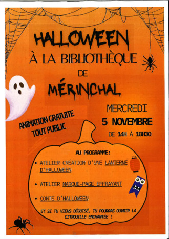 HALLOWEEN A LA BIBLIOTHEQUE MUNICIPALE