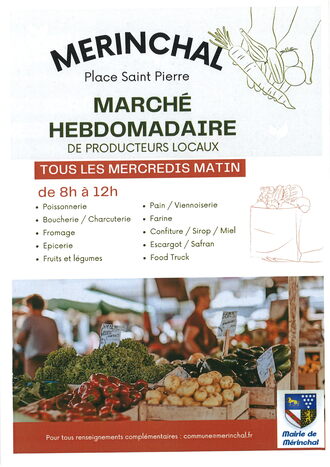 MARCHE HEBDOMADAIRE TOUS LES MERCREDIS MATINS