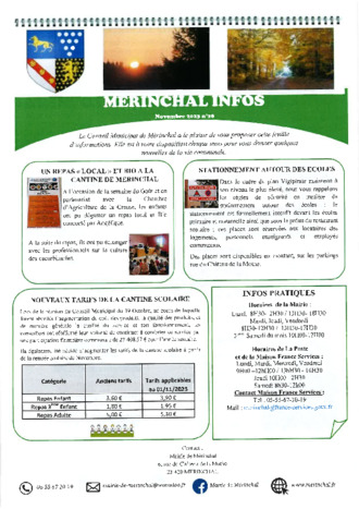 NEWSLETTER NOVEMBRE 2023