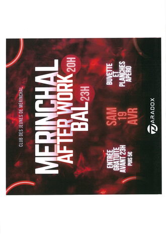 AFTER WORK - BAL ORGANISE PAR LE CLUB DES JEUNES