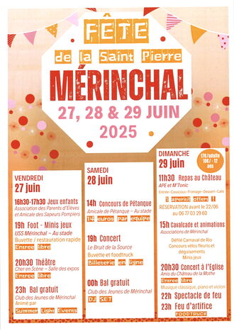 FETE DE LA SAINT PIERRE A MERINCHAL