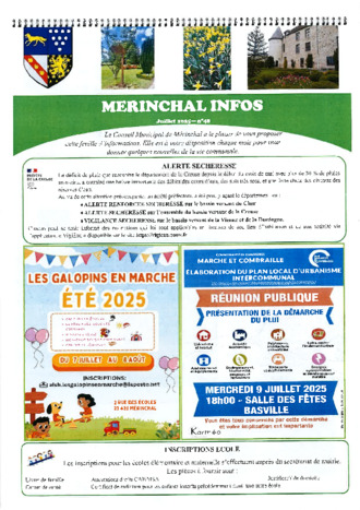 NEWSLETTER JUILLET 2025