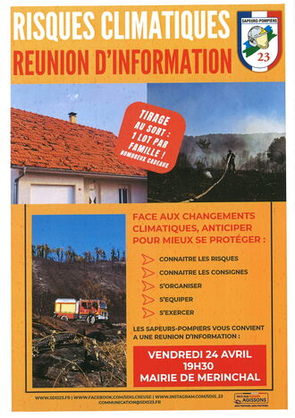 RISQUES CLIMATIQUES - REUNION D'INFORMATION