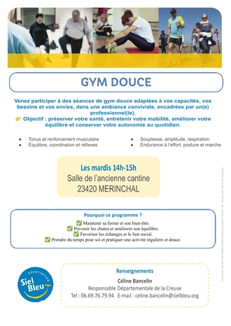 GYM DOUCE SIEL BLEU