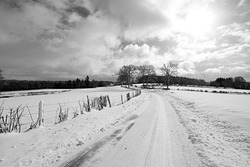Paysage à Mérinchal