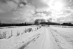 Paysage à Mérinchal